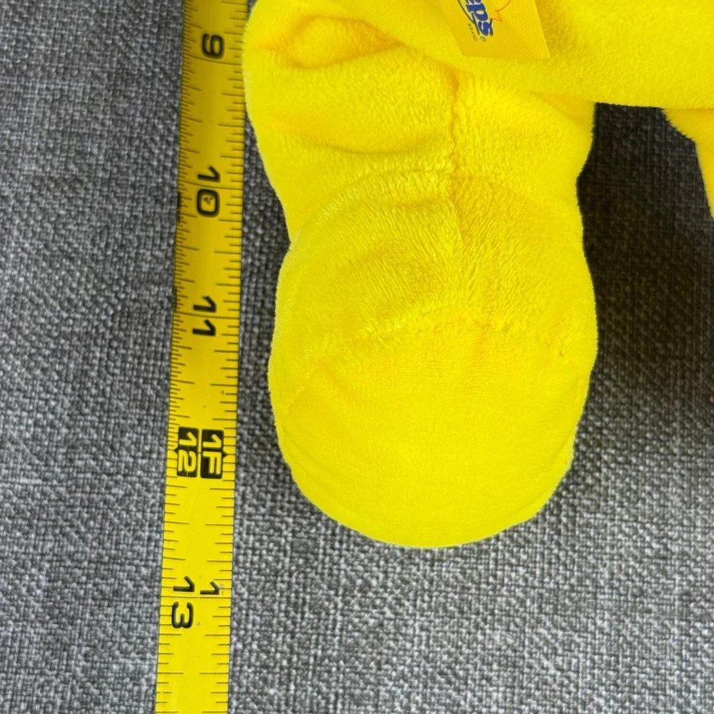 Peeps Teddy Bear Plush Yellow Hoodie Onesie Tan Brown Just Born 2016 Excellent